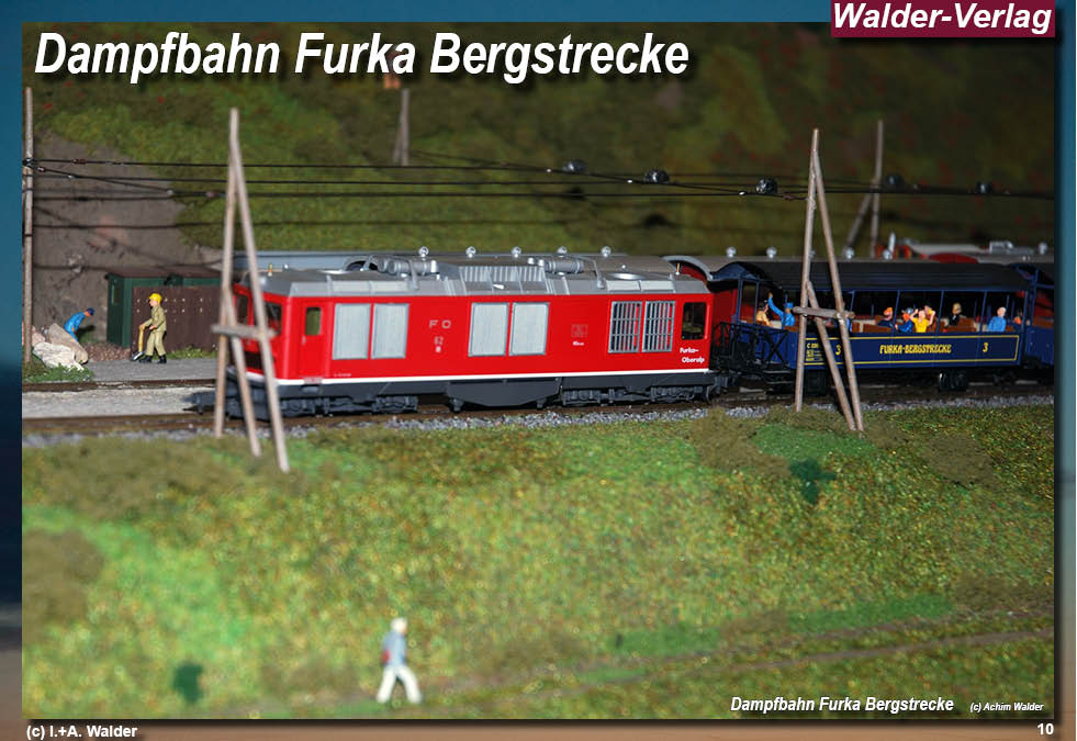 Eisenbahnmagazin Dampfbahn Furka Bergstrecke - Modelleisenbahn