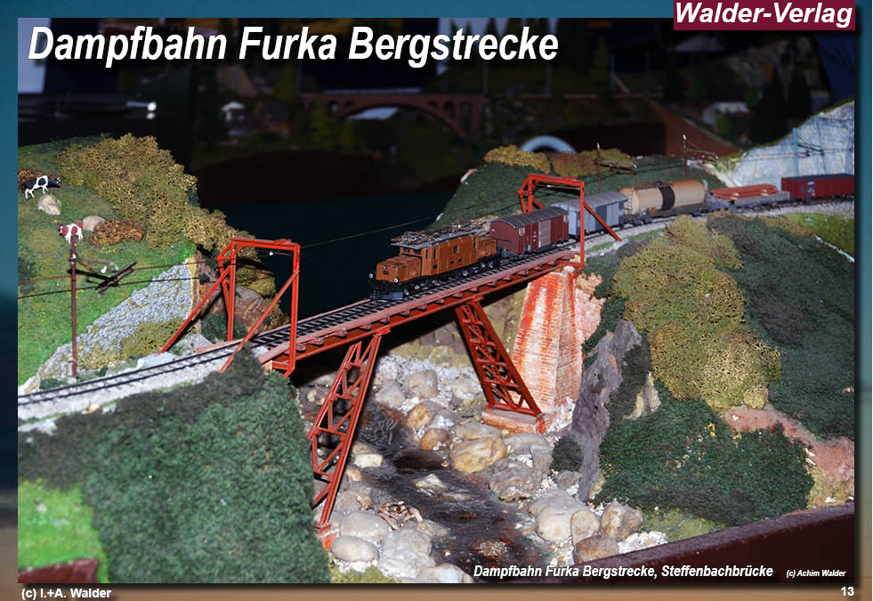 Eisenbahnmagazin Dampfbahn Furka Bergstrecke - Modelleisenbahn