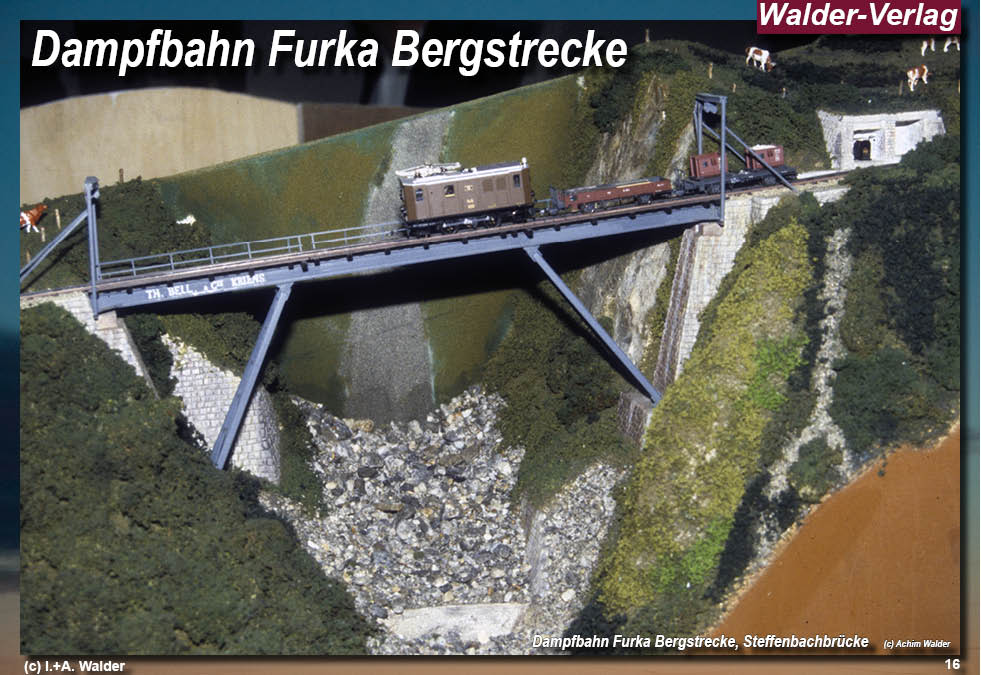 Eisenbahnmagazin Dampfbahn Furka Bergstrecke - Modelleisenbahn