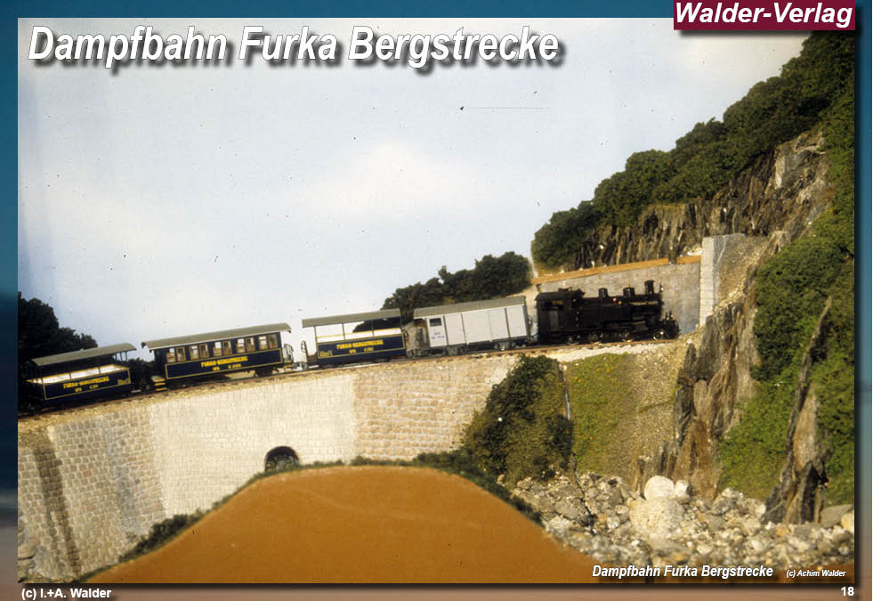 Eisenbahnmagazin Dampfbahn Furka Bergstrecke - Modelleisenbahn