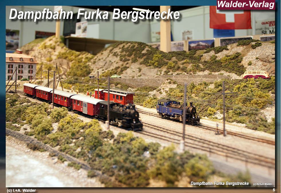Eisenbahnmagazin Dampfbahn Furka Bergstrecke - Modelleisenbahn