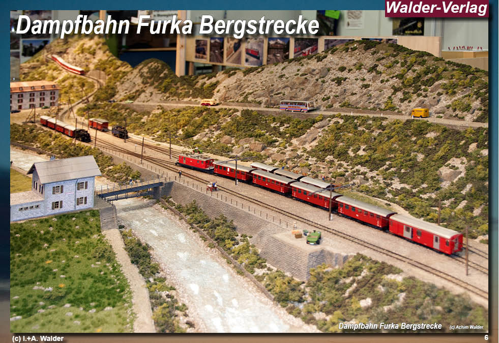 Eisenbahnmagazin Dampfbahn Furka Bergstrecke - Modelleisenbahn