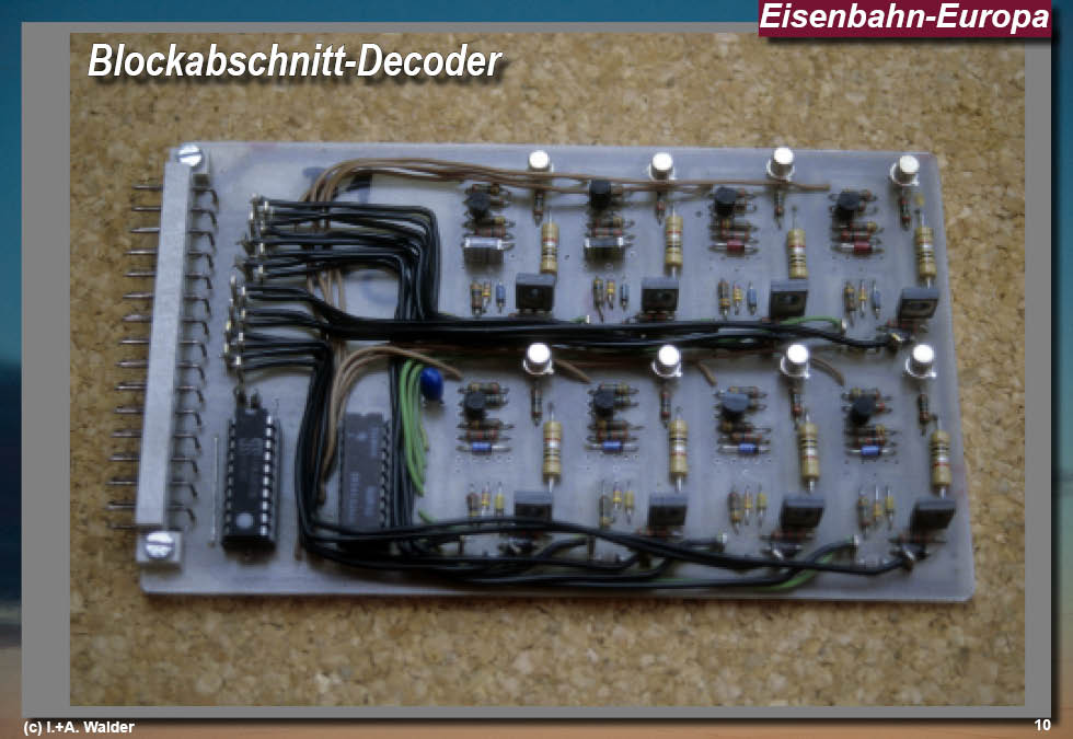 Modelleisenbahn - Digitalsteuerung ohne Decoder in den Lokomotiven