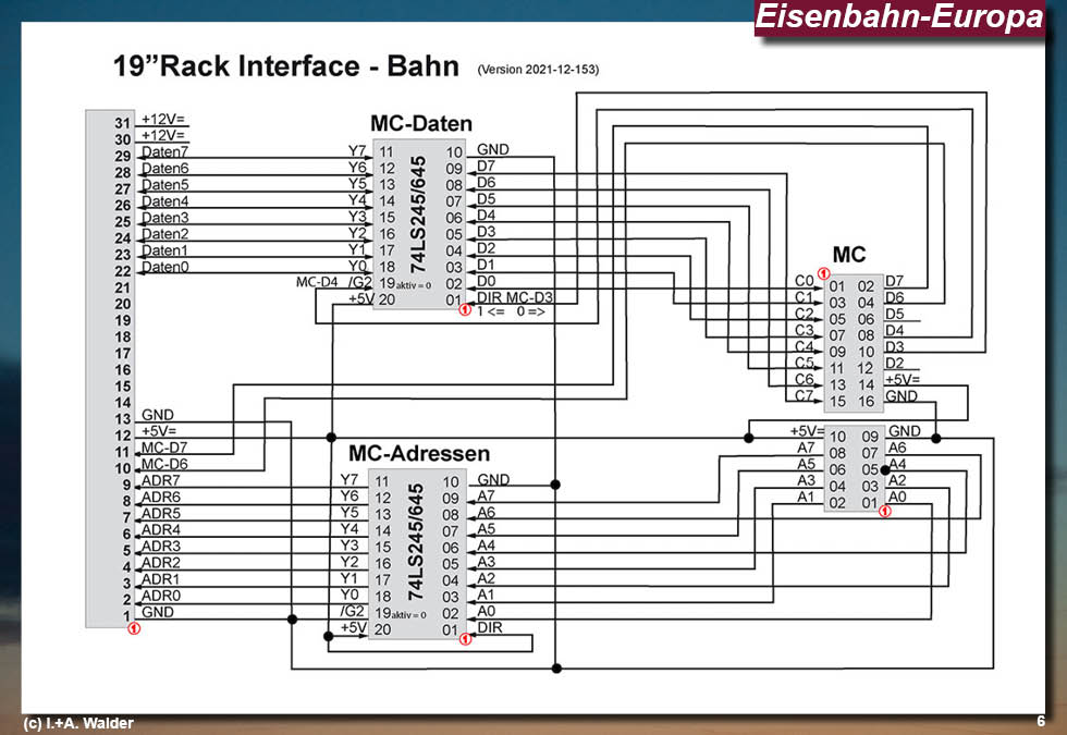 Modelleisenbahn - Digitalsteuerung ohne Decoder in den Lokomotiven