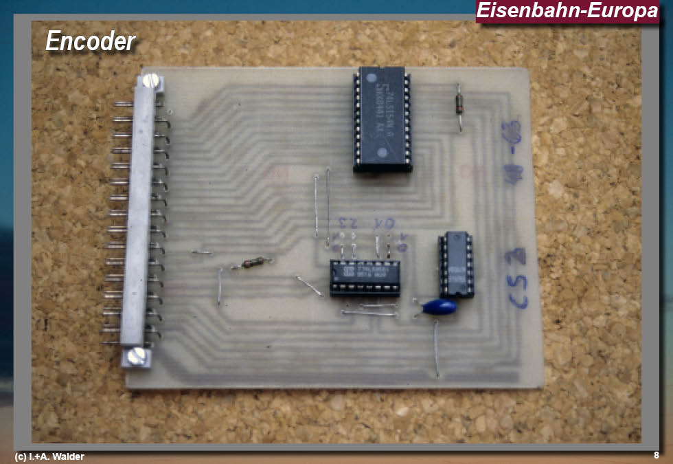 Modelleisenbahn - Digitalsteuerung ohne Decoder in den Lokomotiven
