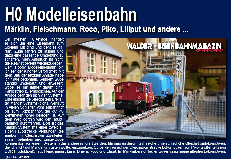 Modelleisenbahn H0, Märklin, Fleischmann, Roco...