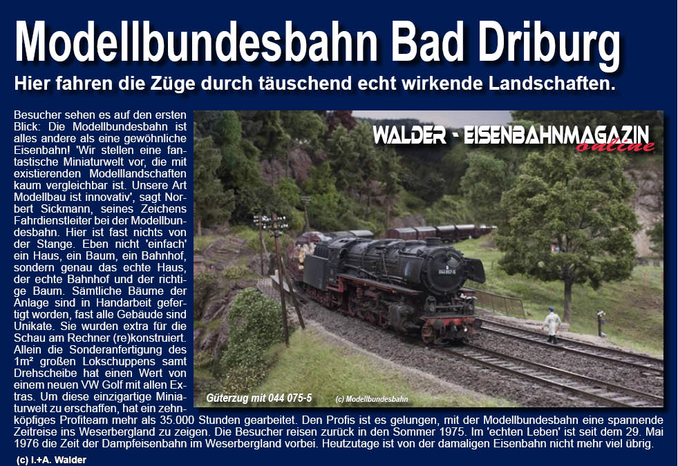 Modellbundesbahn Bad Driburg