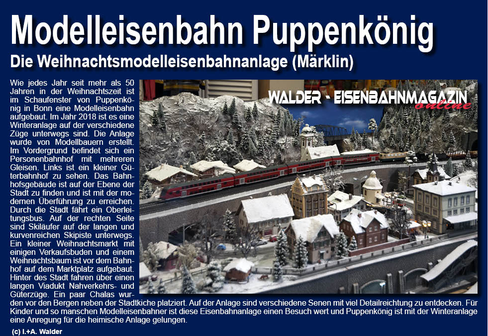 Modelleisenbahn Puppenkönig