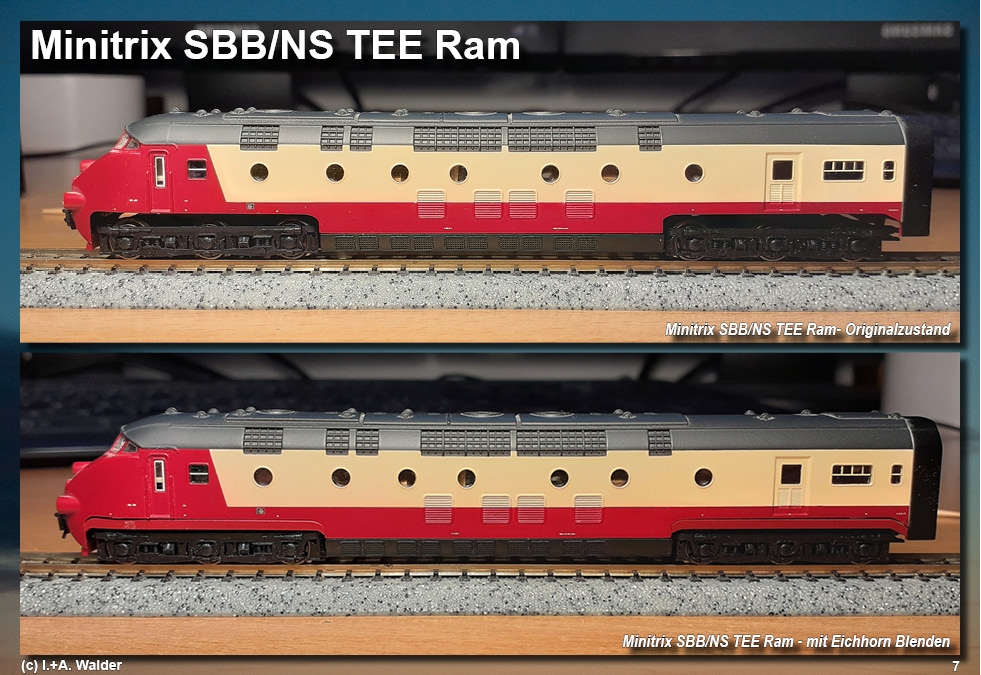 SBB/NS TEE Ram - Minitrix SBB/NS TEE Ram - Minitrix