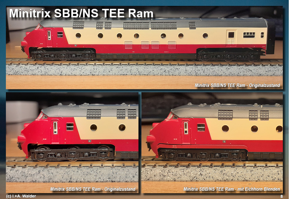 SBB/NS TEE Ram - Minitrix SBB/NS TEE Ram - Minitrix