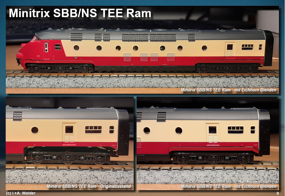 SBB/NS TEE Ram - Minitrix SBB/NS TEE Ram - Minitrix