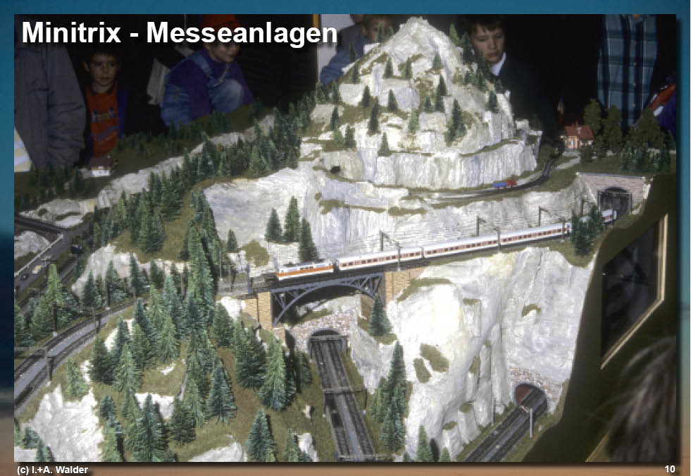 Eisenbahnmagazin N Minitrix-Messeanlagen