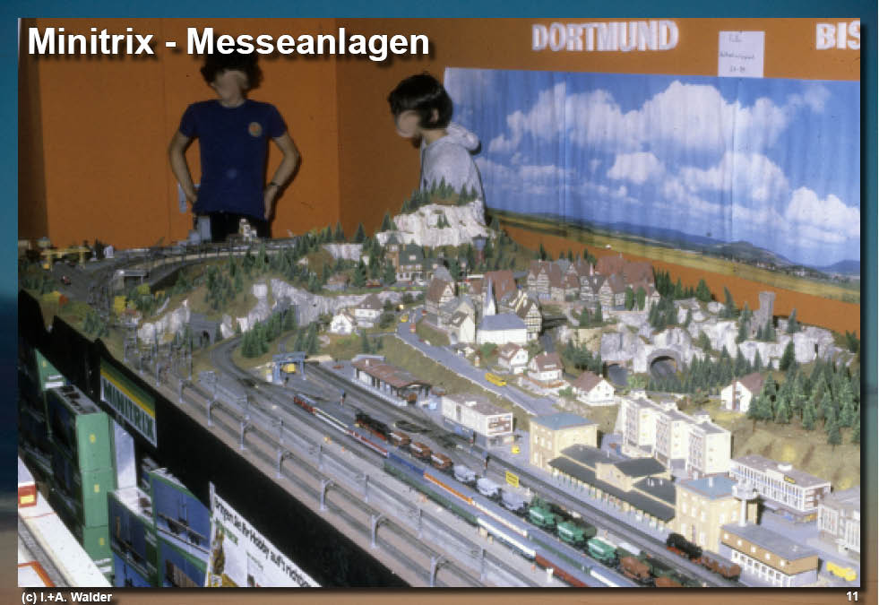 Eisenbahnmagazin N Minitrix-Messeanlagen
