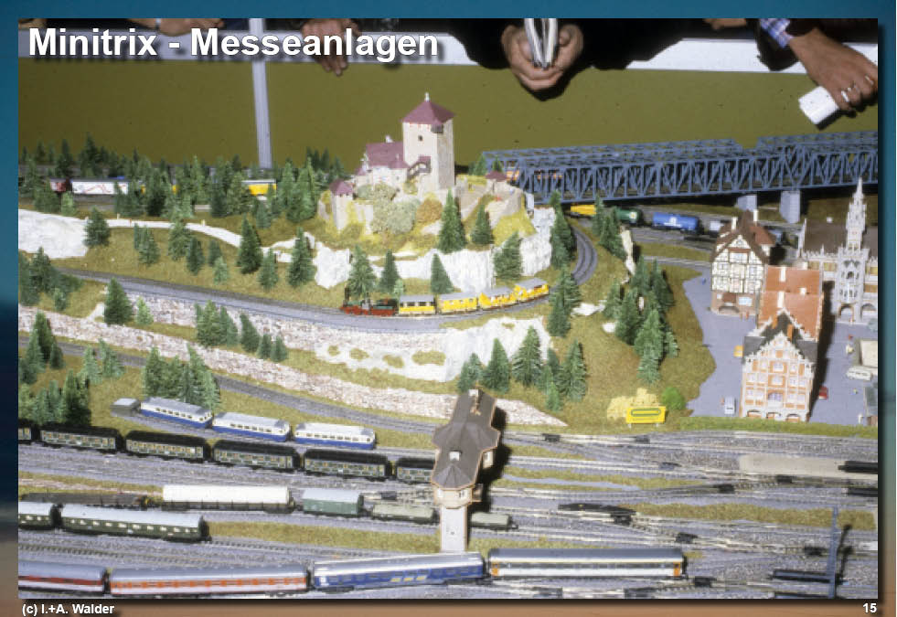 Eisenbahnmagazin N Minitrix-Messeanlagen