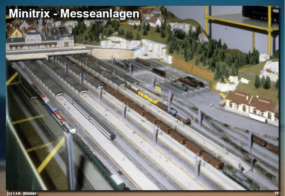 Eisenbahnmagazin N Minitrix-Messeanlagen