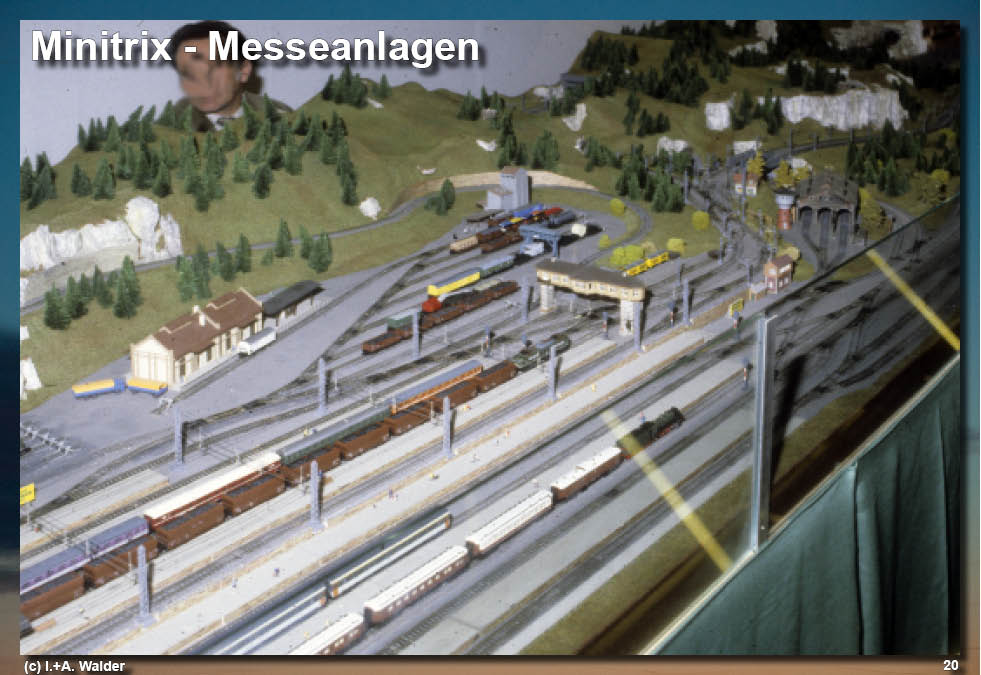 Eisenbahnmagazin N Minitrix-Messeanlagen