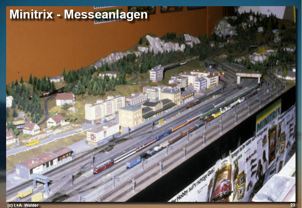 Eisenbahnmagazin N Minitrix-Messeanlagen