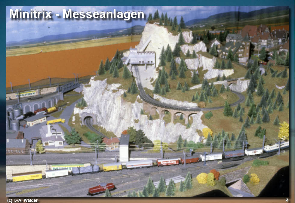 Eisenbahnmagazin N Minitrix-Messeanlagen