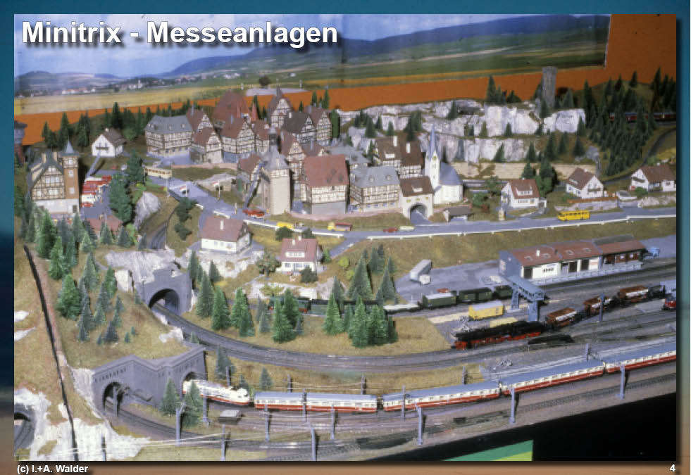 Eisenbahnmagazin N Minitrix-Messeanlagen