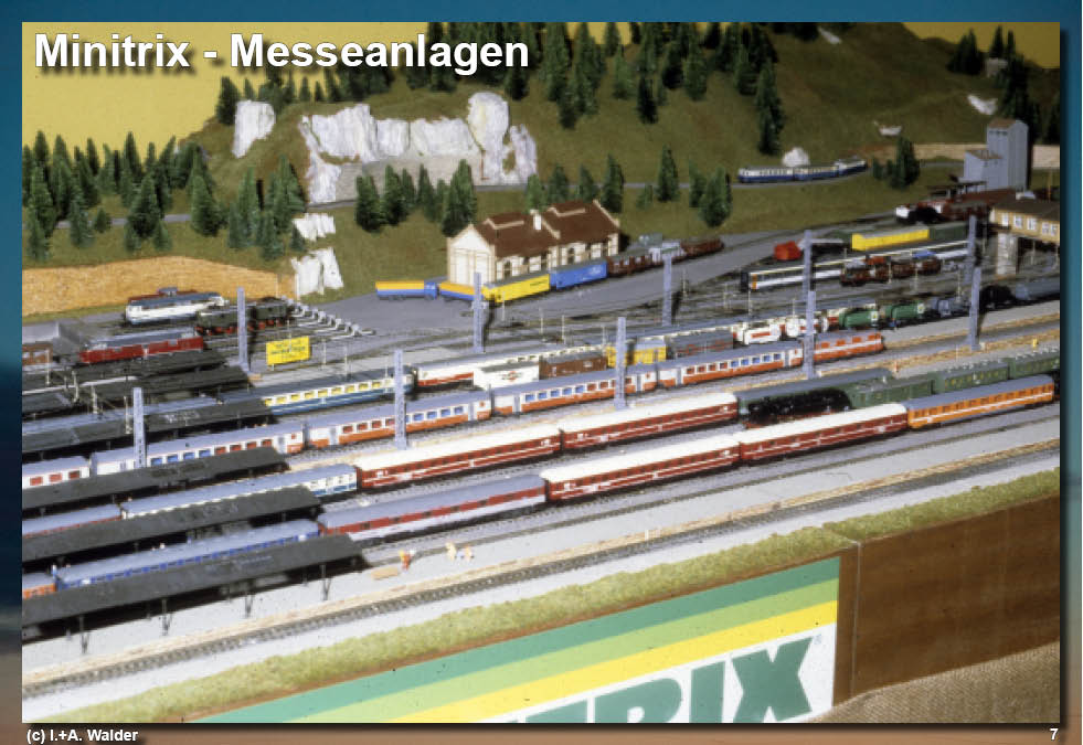 Eisenbahnmagazin N Minitrix-Messeanlagen