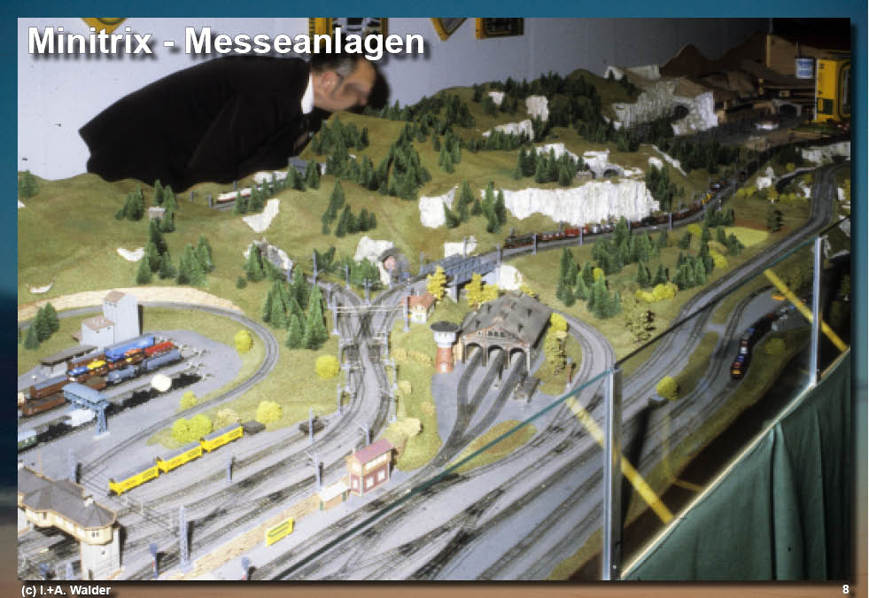 Eisenbahnmagazin N Minitrix-Messeanlagen