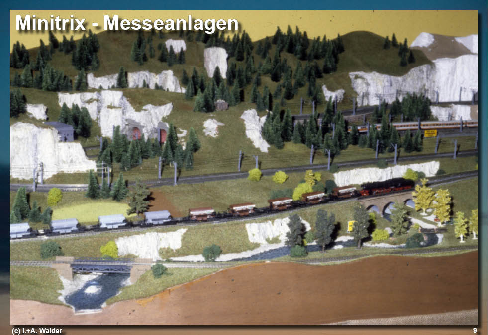 Eisenbahnmagazin N Minitrix-Messeanlagen