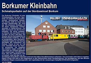 Eisenbahn ............................ Borkumer Kleinbahn